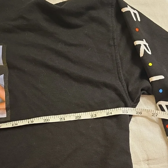 FRIENDS Black Hoodie with Red Accents - Picture 10 of 13